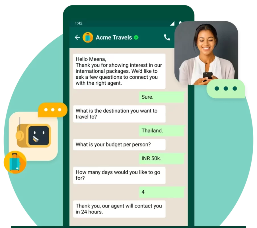 3) El flujo de chatbot que vende (y filtra curiosos)